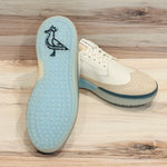 ALMA MATER X MANZANITA BETA LONGWING SEVE EDITION MEN'S GOLF SHOES - WHITE/SKY