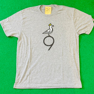 King Seve "Nine at a Time" Logo Heather Grey T-Shirt