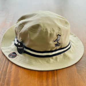 King Seve 1987 Bucket Hat - Khaki w/ Black/White Ribbon