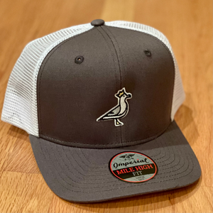 King Seve Mile High Charcoal/White Trucker Snapback Cap