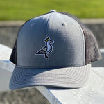 King Seve Grey/Black Mesh Trucker Snapback Cap
