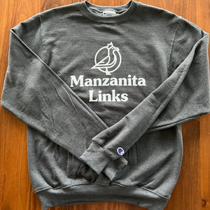 Champion x Manzanita Vintage Logo Crewneck - Charcoal