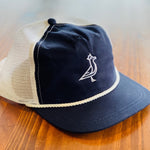 King Seve Navy Mesh Rope Cap