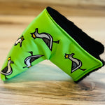 Limited Edition Lime Green King Seve Dancing Putter Cover
