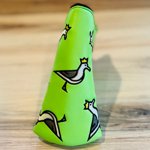 Limited Edition Lime Green King Seve Dancing Putter Cover