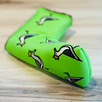 Limited Edition Lime Green King Seve Dancing Putter Cover